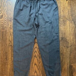Express vintage gray cropped soft Elastic Waistband Tapered Fit pants